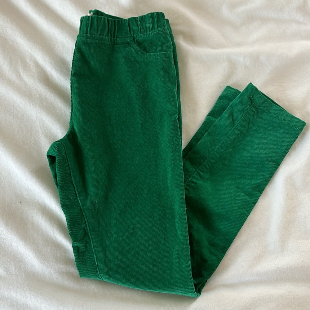 Boden Corduroy Pull On Pant Green Size 9Y Kids